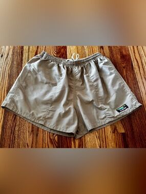 L.L. Bean Men's Swim Trunks in Taupe